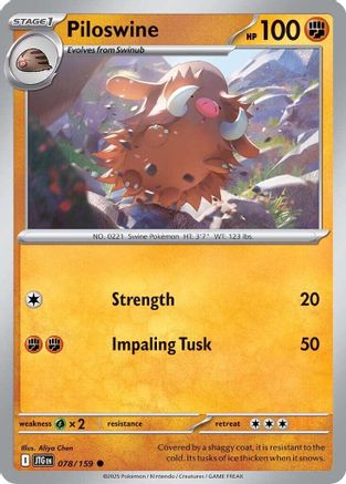 Piloswine - SV09: Journey Together #078