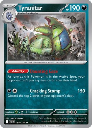 Tyranitar - SV09: Journey Together #095