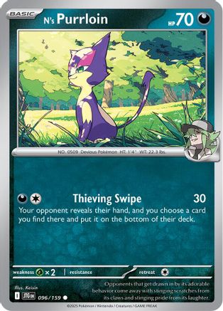 N's Purrloin - SV09: Journey Together #096