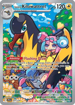 Iono's Kilowattrel - 163/159 - SV09: Journey Together #163