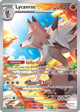 Lycanroc - 166/159 - SV09: Journey Together #166