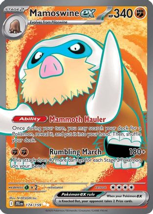 Mamoswine ex - 174/159 - SV09: Journey Together #174