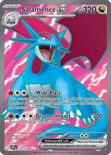 Salamence ex - 177/159 - SV09: Journey Together #177