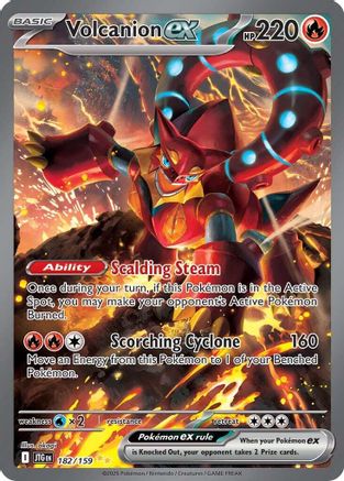 Volcanion ex - 182/159 - SV09: Journey Together #182