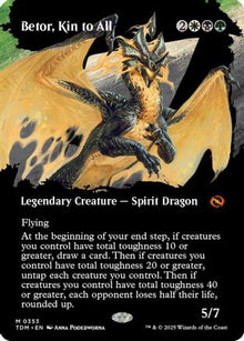 Betor, Kin to All (Borderless) - Tarkir: Dragonstorm #353