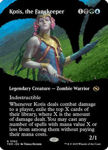 Kotis, the Fangkeeper (Borderless) - Tarkir: Dragonstorm #362