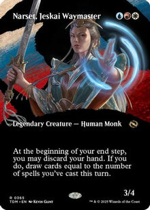 Narset, Jeskai Waymaster (Borderless) - Tarkir: Dragonstorm #365