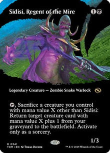 Sidisi, Regent of the Mire (Borderless) - Tarkir: Dragonstorm #341