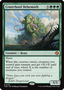 Craterhoof Behemoth - Tarkir: Dragonstorm #138