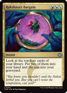 Rakshasa's Bargain - Tarkir: Dragonstorm #214