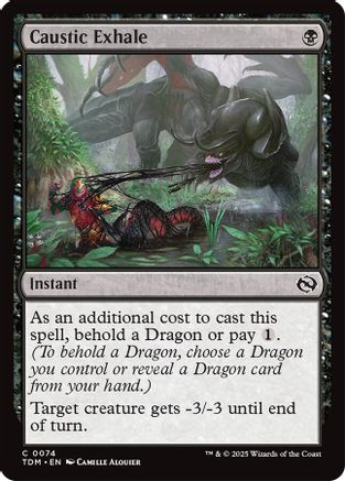 Caustic Exhale - Tarkir: Dragonstorm #74