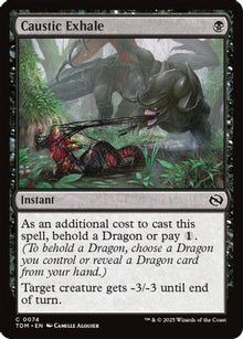 Caustic Exhale - Tarkir: Dragonstorm #74