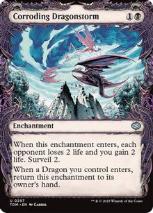Corroding Dragonstorm (Showcase) - Tarkir: Dragonstorm #297
