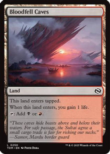 Bloodfell Caves - Tarkir: Dragonstorm #250