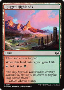 Rugged Highlands - Tarkir: Dragonstorm #265