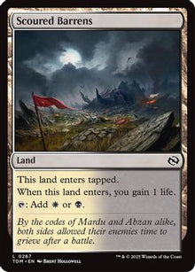 Scoured Barrens - Tarkir: Dragonstorm #267