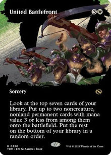 United Battlefront (Borderless) - Tarkir: Dragonstorm #330