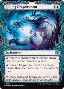 Roiling Dragonstorm (Showcase) - Tarkir: Dragonstorm #296