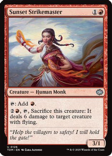 Sunset Strikemaster - Tarkir: Dragonstorm #126