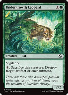Undergrowth Leopard - Tarkir: Dragonstorm #165