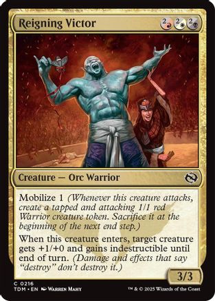 Reigning Victor - Tarkir: Dragonstorm #216