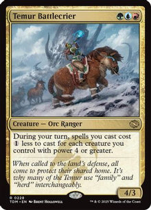 Temur Battlecrier - Tarkir: Dragonstorm #228