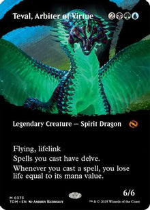 Teval, Arbiter of Virtue (Borderless) - Tarkir: Dragonstorm #373