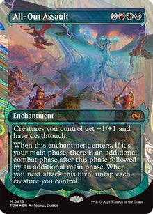 All-Out Assault (Showcase) (Halo Foil) - Tarkir: Dragonstorm #415
