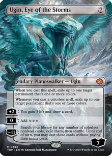 Ugin, Eye of the Storms (Borderless) - Tarkir: Dragonstorm #382