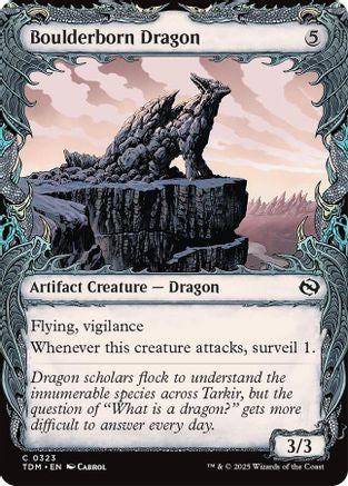 Boulderborn Dragon (Showcase) - Tarkir: Dragonstorm #323