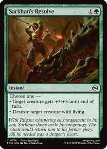 Sarkhan's Resolve - Tarkir: Dragonstorm #158