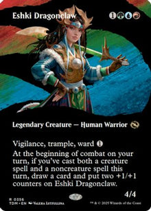 Eshki Dragonclaw (Borderless) - Tarkir: Dragonstorm #356