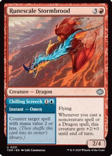 Runescale Stormbrood - Tarkir: Dragonstorm #221