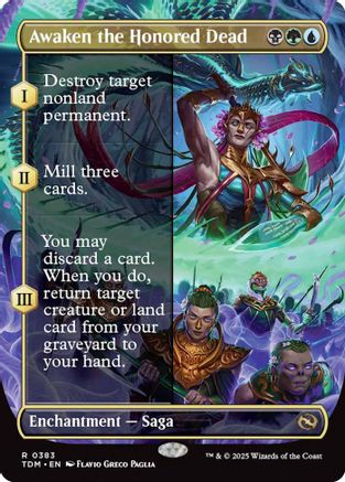 Awaken the Honored Dead (Borderless) - Tarkir: Dragonstorm #383