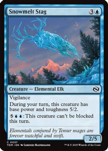 Snowmelt Stag - Tarkir: Dragonstorm #57