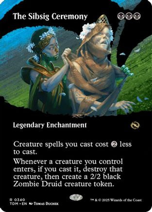The Sibsig Ceremony (Borderless) - Tarkir: Dragonstorm #340