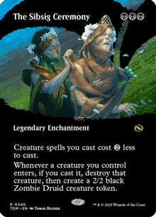 The Sibsig Ceremony (Borderless) - Tarkir: Dragonstorm #340