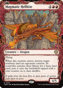 Magmatic Hellkite (Showcase) - Tarkir: Dragonstorm #301