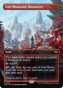 Cori Mountain Monastery (Borderless) - Tarkir: Dragonstorm #393