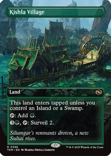 Kishla Village (Borderless) - Tarkir: Dragonstorm #396