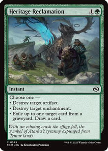 Heritage Reclamation - Tarkir: Dragonstorm #145