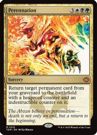 Perennation - Tarkir: Dragonstorm #212