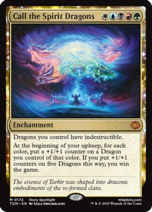 Call the Spirit Dragons - Tarkir: Dragonstorm #174
