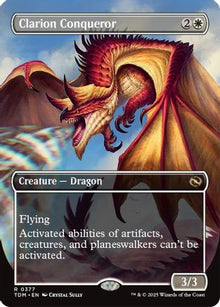 Clarion Conqueror (Borderless) - Tarkir: Dragonstorm #377