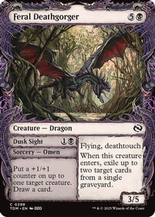 Feral Deathgorger (Showcase) - Tarkir: Dragonstorm #298