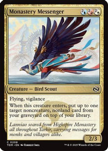 Monastery Messenger - Tarkir: Dragonstorm #208