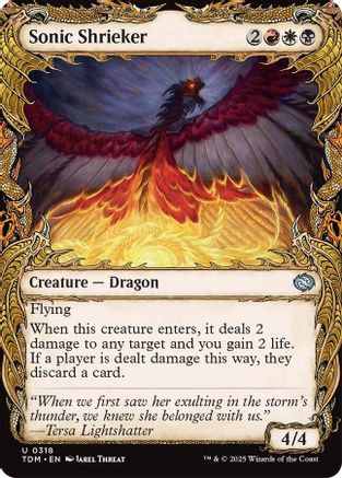 Sonic Shrieker (Showcase) - Tarkir: Dragonstorm #318