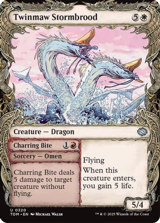 Twinmaw Stormbrood (Showcase) - Tarkir: Dragonstorm #320
