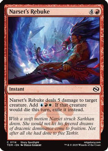 Narset's Rebuke - Tarkir: Dragonstorm #114