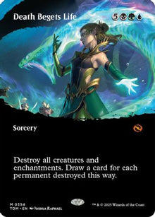 Death Begets Life (Borderless) - Tarkir: Dragonstorm #354